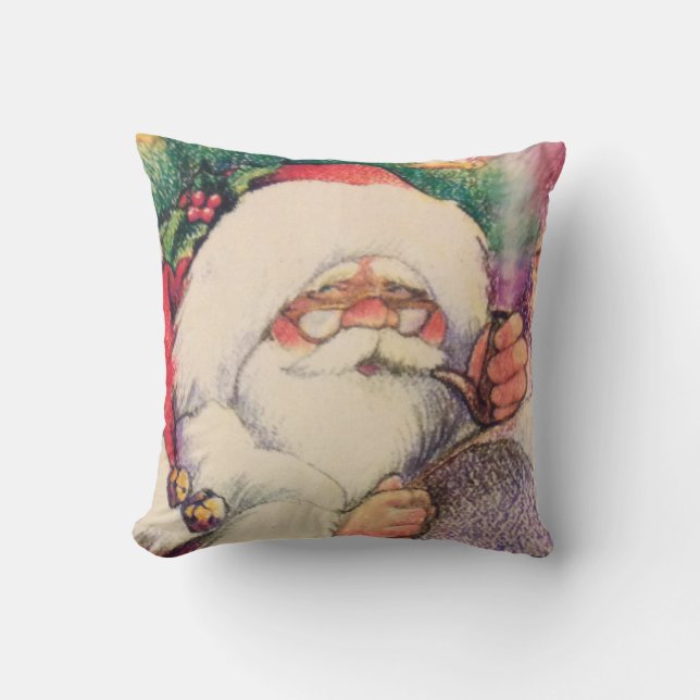 Santa Claus Kissen (Vorderseite)
