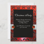 SANTA CLAUS, KLEINE ANGEL & MERLIN Weihnachtsgebäc Einladung (Rückseite)