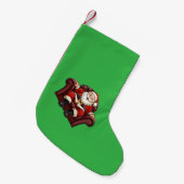 Santa Claus Kleiner Weihnachtsstrumpf (Vorderansicht (hängend))
