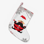 Santa Claus Kleiner Weihnachtsstrumpf (Vorderansicht (hängend))