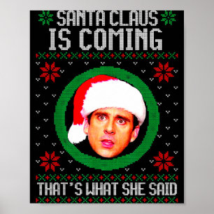 Santa Claus kommt Das hat sie gesagt Poster
