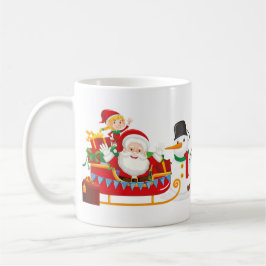 Santa Claus kommt in die Stadt Tasse