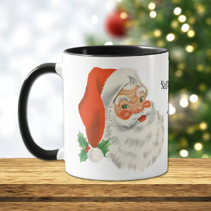 Santa Claus kommt Kinder Weihnachten Tasse