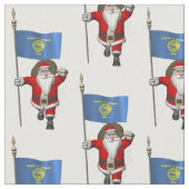 Santa Claus kommt nach Oregon Stoff (Nahaufnahme)