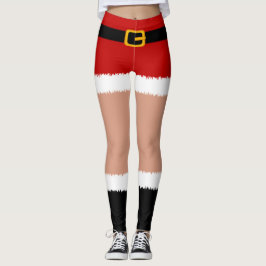 Santa Claus Kostüme Weihnachten-Leggings Leggings
