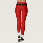 Santa Claus Kostüme Weihnachten-Leggings Leggings (Rückseite)