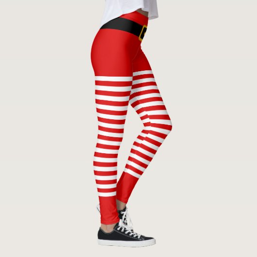 Santa Claus Kostüme Weihnachten-Leggings Leggings (Rechts)