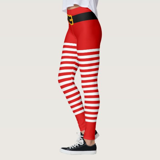 Santa Claus Kostüme Weihnachten-Leggings Leggings (Links)
