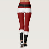 Santa Claus Kostüme Weihnachten-Leggings Leggings (Rückseite)
