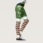 Santa Claus Kostüme Weihnachten-Leggings Leggings (Rechts)
