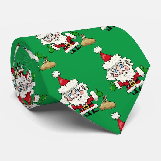Santa Claus Krawatte (Gerollt)