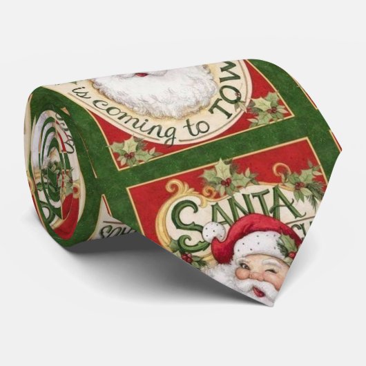 Santa Claus Krawatte (Gerollt)