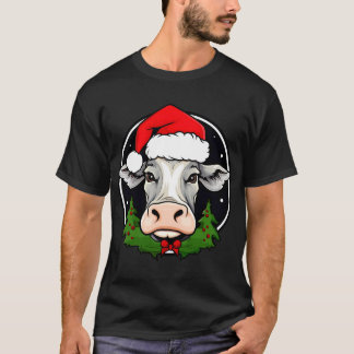 Santa Claus Kuh T-Shirt