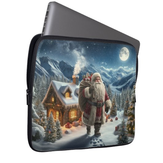 Santa Claus Laptopschutzhülle (Vorne Rechts)
