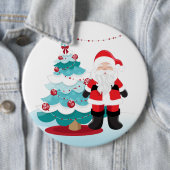 Santa Claus Large Button (Beispiel)