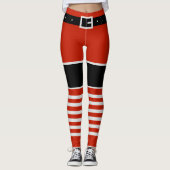 Santa Claus Leggings Weihnachtsfest (Vorderseite)