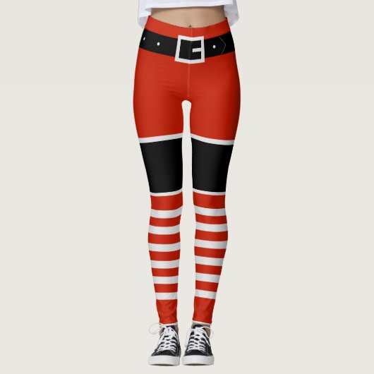 Santa Claus Leggings Weihnachtsfest (Vorderseite)