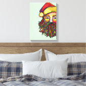 Santa Claus Leinwanddruck (Insitu (Schlafzimmer))