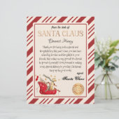 Santa Claus Letter Full Sled Printable (Stehend Vorderseite)