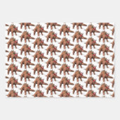 Santa Claus Lieben Dinosaurier Geschenkpapier Set (Vorderseite 2)