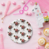 Santa Claus Lieben Donkeys Pappteller (Party)