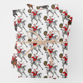 Santa Claus Lieben Pferde Geschenkpapier Set (Beispiel)