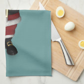 Santa Claus Lieben Siam Katzen Küchentuch (Viertel Falte)