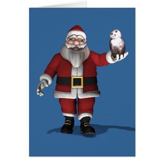 Santa Claus Lieben Snowy Owl (Vorne)