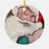 Santa Claus List 2 Sided Ornament (Vorne)