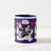 SANTA CLAUS , LITTLE ANGEL & MERLIN Weihnachtsgebä Tasse (Zentrum)