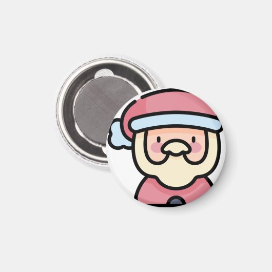 Santa-Claus Magnet (Vorderseite/Rückseite)