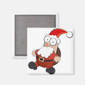 Santa Claus Magnet (Vorderseite/Rückseite)