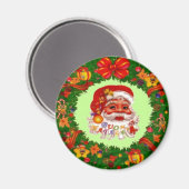 Santa Claus Magnet (Vorderseite/Rückseite)