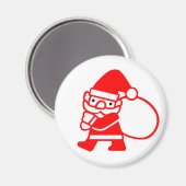Santa Claus Magnet (Vorderseite/Rückseite)
