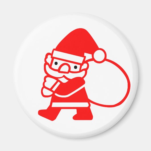 Santa Claus Magnet (Vorne)
