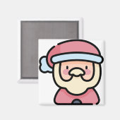 Santa-Claus Magnet (Vorderseite/Rückseite)