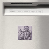 Santa Claus Magnet (In Situ (Geschirrspüler))