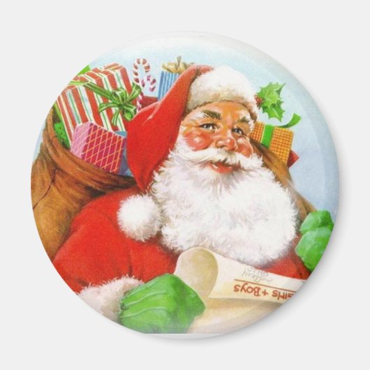 Santa Claus Magnet (Vorne)