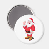 Santa Claus Magnet (Vorderseite/Rückseite)