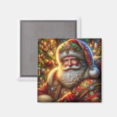Santa Claus Magnet (Vorderseite/Rückseite)