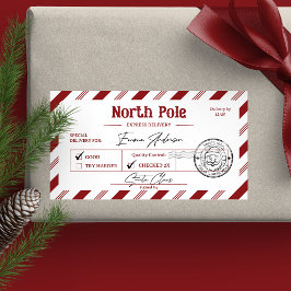 Santa Claus Mail North Pole Christmas