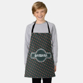 Santa Claus Marine Red Minimal Muster Schürze (Getragen)