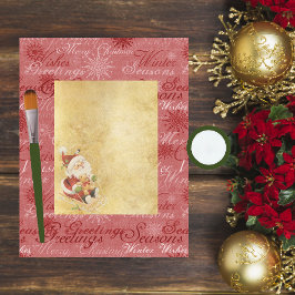 Santa Claus Mat Scrapbook