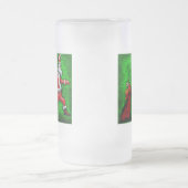 Santa Claus Mattglas Bierglas (Mittel)