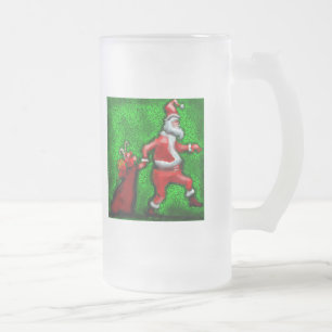 Santa Claus Mattglas Bierglas