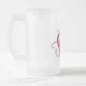 Santa Claus Mattiert Glass Beer Tasse (Links)