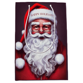 Santa Claus Medium Geschenktasche Mittlere Geschenktüte