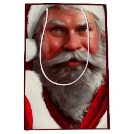 Santa Claus Medium Geschenktasche Mittlere Geschenktüte