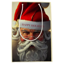 Santa Claus Medium Geschenktasche Mittlere Geschenktüte