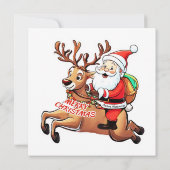 Santa Claus Merry Christmas (Rückseite)